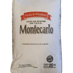 FECULA DE MANDIOCA 25KG MONTECARLO