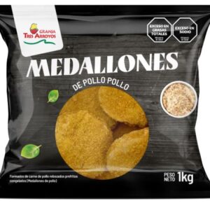 MEDALLON DE POLLO REBOZADO GRANJA TRES ARROYOS
