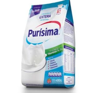 LECHE EN POLVO ENTERA 400GR PURISIMA